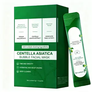 Centella Asiatica Bubble Face Mask,Remove Black and Control Oil,Moisturizing & Deep Cleansing,Soothing Skin