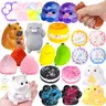 Squishies Toys Set - 1/2/3/5/6 Pcs Assorted Collectible Fidget & Relax Squeezes, Adorable Cat Paw, Fake Food, Cute Animal Themes, Halloween-Ready Gift Ideas, AdultChildren Christmas Gifts, Above 12 Birthday Presents