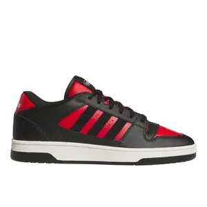 adidas Mens Break Start Low Lace Up Sneakers Shoes Casual - Red