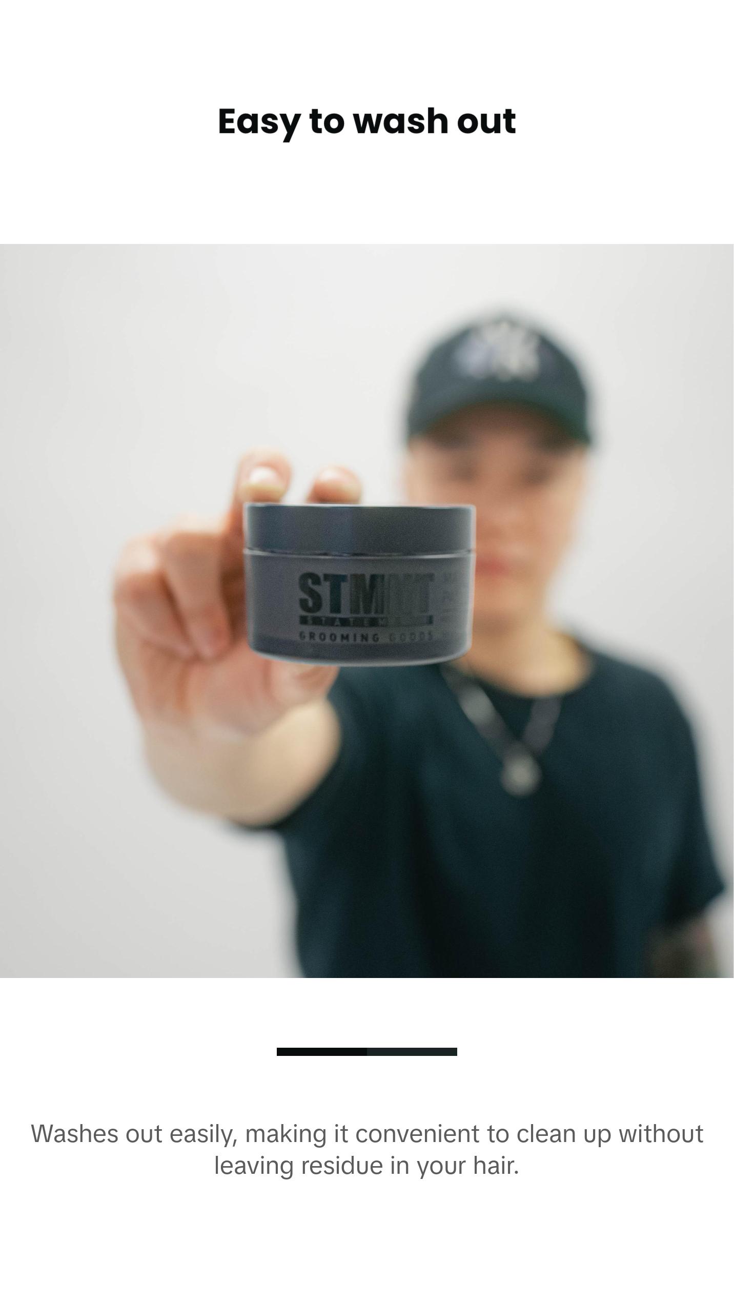 STMNT Styling Matte Paste - Texture & Volume - Natural Finish