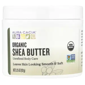 Aura Cacia Organic Shea Butter, 3.25 oz (92 g)