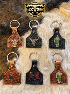 Llavero Est. Vaquero Piel Genuina / Western Keychain Genuine leather