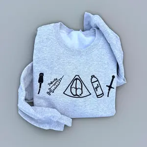 Echo Tech Embroidered Sweatshirt, Cardiac Sonographer Crewneck, Ultrasound Tech Medical Gift