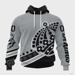 Personalized Kings Special Bold Design  Hoodie Pullover Hockey Team