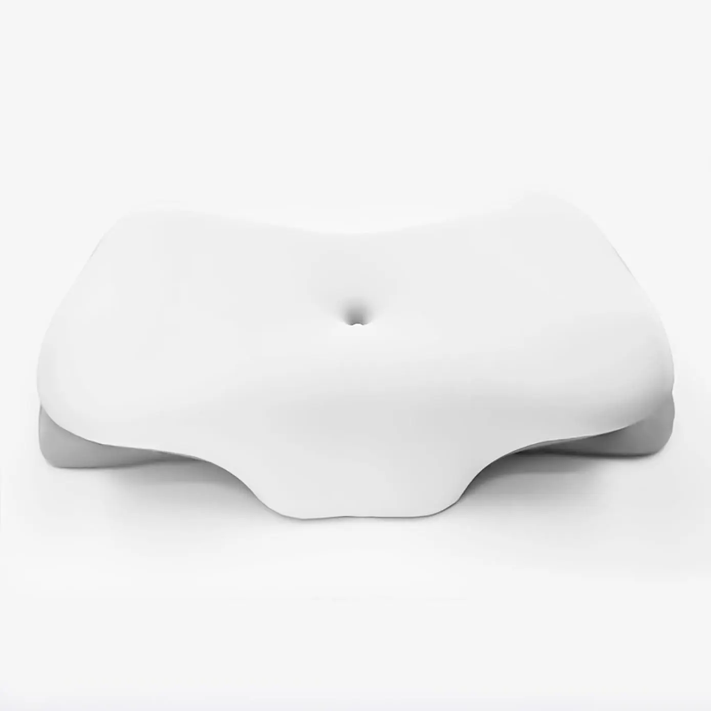 GARVEE Ergonomic Cervical Neck Pillow for Side Sleepers, Memory Foam Orthopedic Neck Support Pillow for Pain Relief, Contoured Bed Cushion for Back and Stomach Sleepers, White