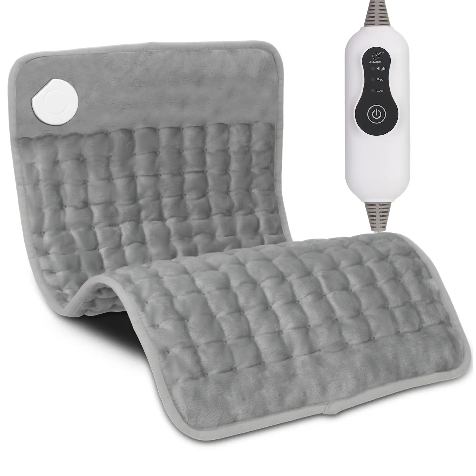 Large-Size Pain Relief Heating Pad Heater for Multi-Area Warmth 3 Heat Settings Wet/Dry Option Pain Relief Birthday Gift Portable Design Ideal for Waist, Legs, Shoulders, Abdomen, and More Winter Essential Fleece with Heated Massage Table 3D Calendar Ligh