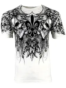 Xtreme Couture By Affliction Men's T-shirt Gather Crewneck Cotton
