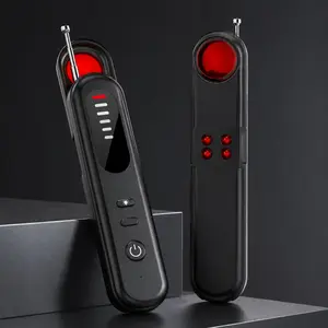 Anti Spy Hidden Camera Detector - RF Scan, Wi-Fi & GPS Tracker Scanner, 4 LED Lights, 6 Precision Settings, Portable Wireless Bug Finder for Car, Hotel Privacy Security