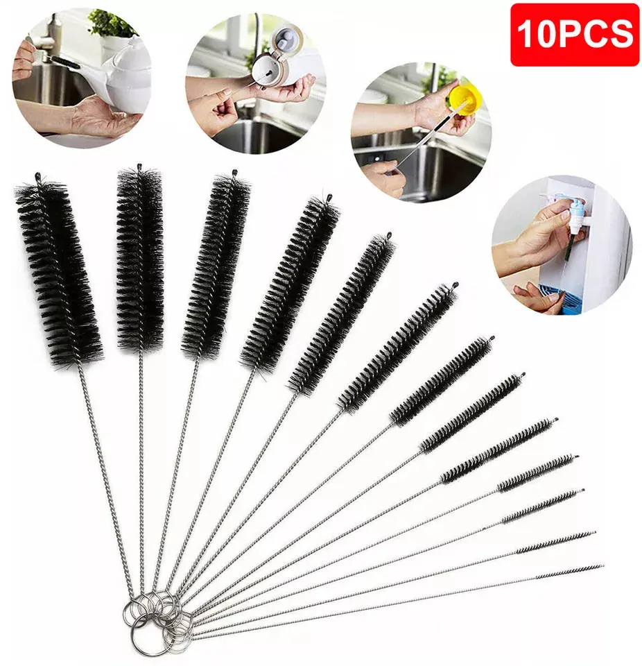 Bottle Cleaner Brushes Set - Pipe Bong Cleaner, Glass Tube Cleaning Brush, Household Cleaning Tool