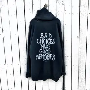 'BAD CHOICES' PAINTED SWEATSHIRT