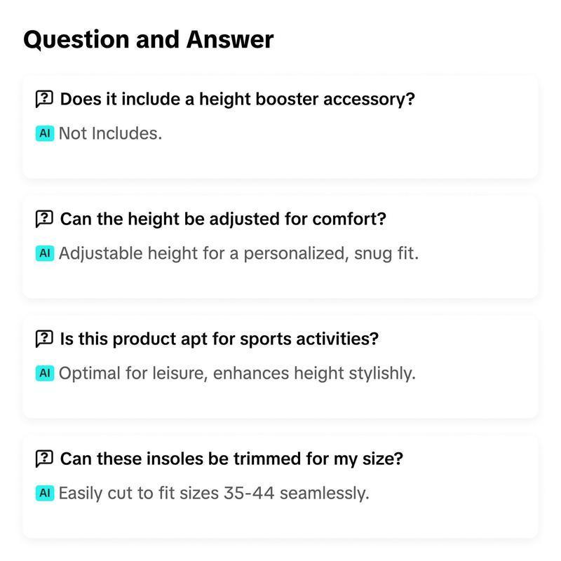 Men’s Height Increase Insoles – Adjustable 1.2–3.5 Inches, Shock-Absorbing & Breathable Design, Hidden Lift Pads for Casual, Work, or Sports Footwear