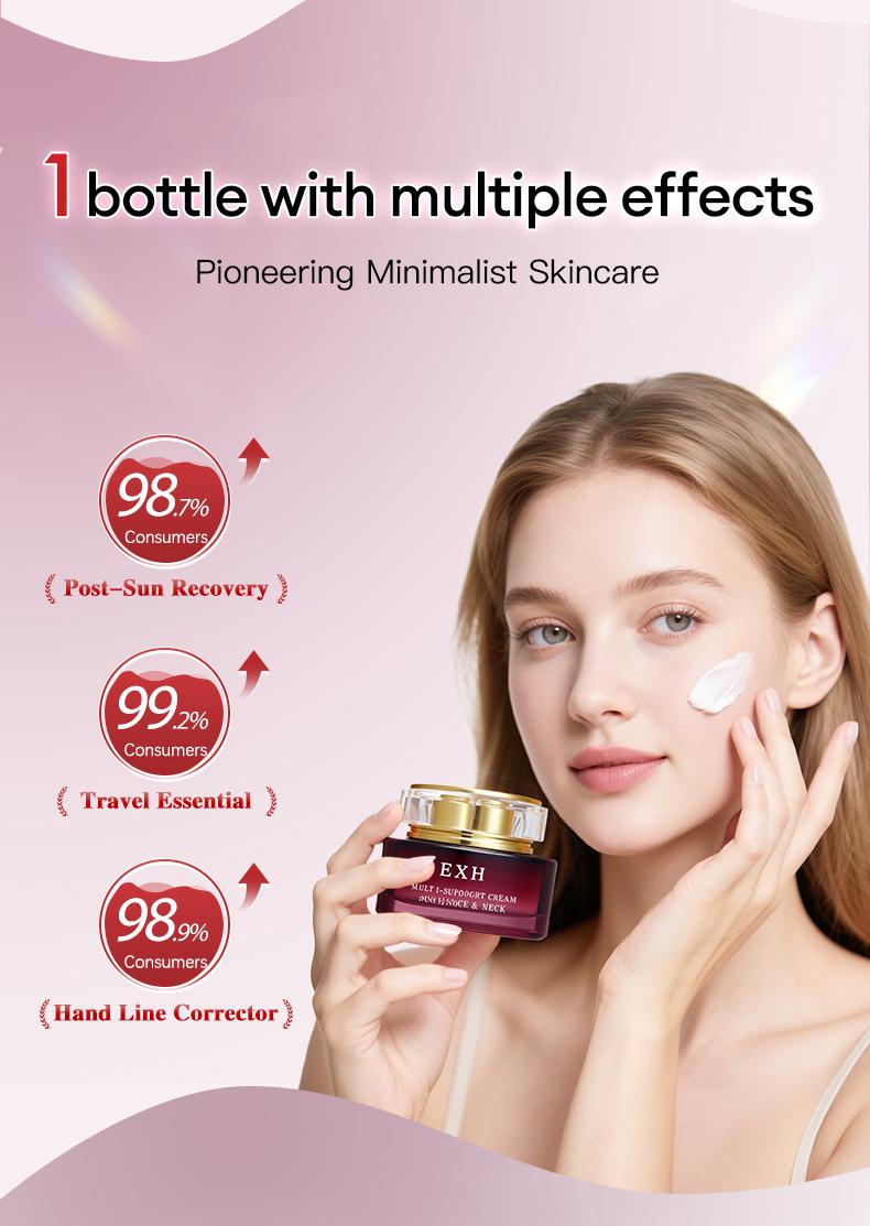 EXH Neck & Face Lifting Cream – Reduces Wrinkles, Firms Sagging Skin, and Restores Elasticity-B3