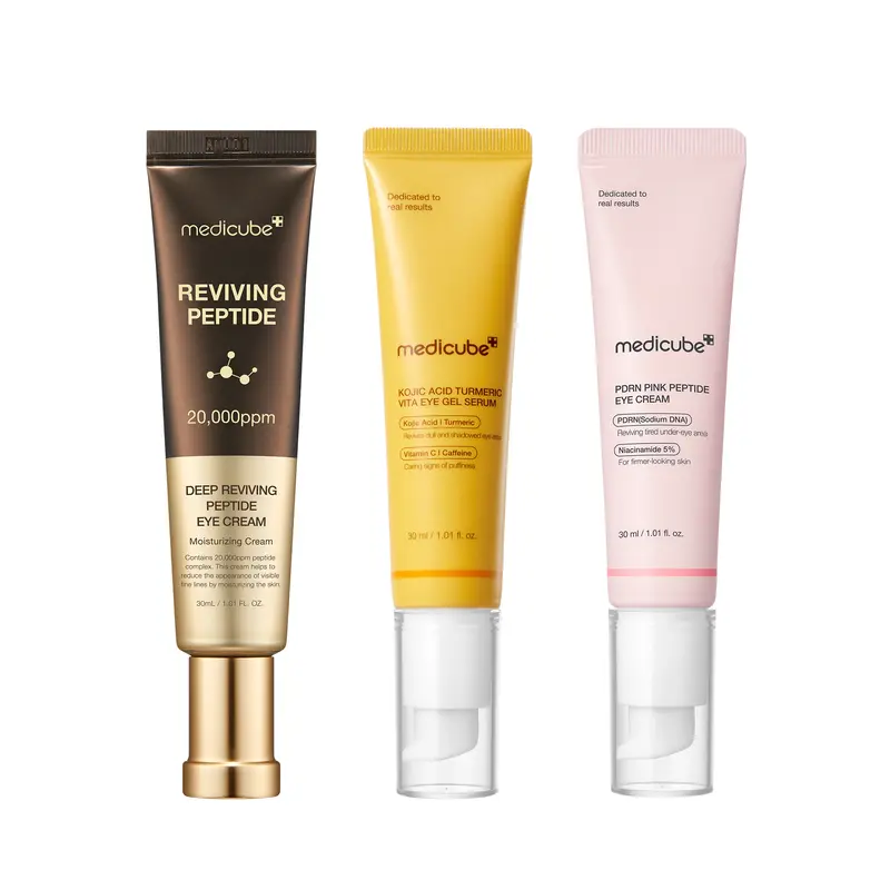 [NEW] [medicube] Mix & Match Eye Serum Set | Brightening, Elasticity & Puffiness Care for Smooth, Radiant & Youthful-Looking Eyes | Korean Skincare, K-Beauty