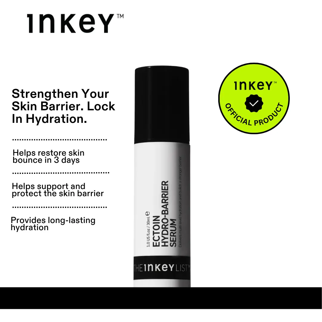 [The INKEY List] Ectoin Hydro-Barrier Serum with Hyaluronic Acid for Hydrating Skin, Lightweight Formula, and Daily Skincare Needs