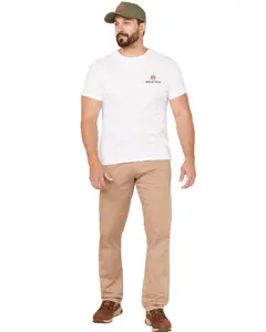 Brixton Men's Khaki Choice Chino Stretch Straight Pant - 04196-Khcrd
