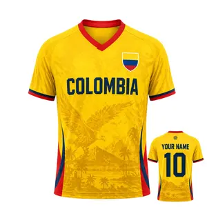 [Custom Name & Number] Colombia Football Fan Jersey, Haiti National Team Inspired Graphic Jersey, Haiti Flag Soccer Supporter Jersey, Caribbean Streetwear Football Jersey, Haiti Soccer Fan Graphic Tee, Retro Haiti Football Shirt, Island Soccer Jersey