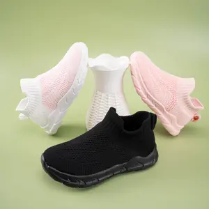 Cloudy Shoes Kids Slip On Sneakers Breathable Mesh - Easter Spring Summer Gifts for Boys Girls Toddler Little Kid, Lightweight Comfortable Walking Running Tennis Shoes for Youth, Soft Marshmallow Sole Casual Sneakers 3-14 Years Old