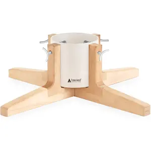 Tree Nest Rustic Christmas Tree Stand for Real Trees