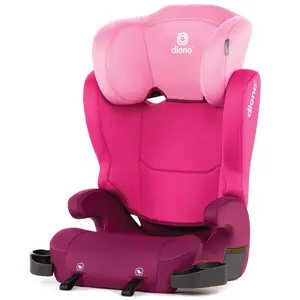 Diono Cambria 2 XL Booster Car Seat – 2-in-1 High Back to Backless, Dual LATCH, 7-Position Headrest, 40–120 lb