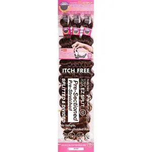 Janet Collection Nala Tress 3X EZ SPLIT Pre-Stretched BREEZE Wave Braid 56" (3pcs)