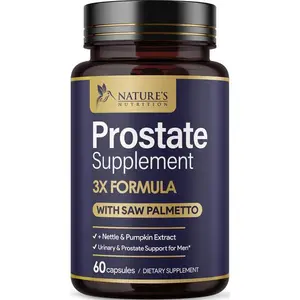 Prostate Health Supplement for Men 1000mg, 3X Strength with Saw Palmetto, Stinging Nettle Root & Pumpkin Seed for Urinary Support
