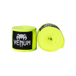 Venum Kontact Boxing Hand Wraps - Neon Yellow - 2.5m (98 in)