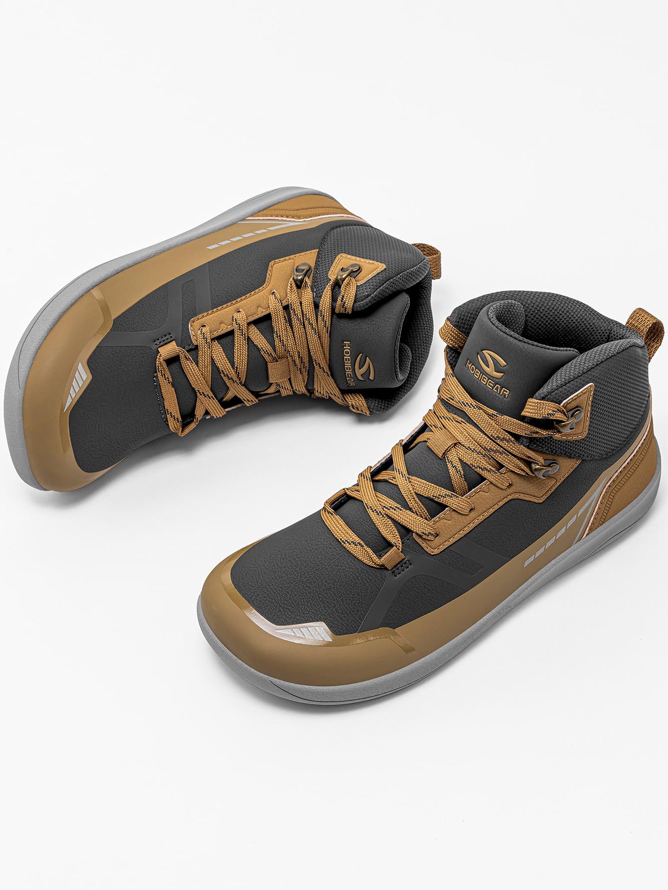 HOBIBEAR Spring/Autumn New Wide-Toe Casual Shoes Unisex Mid-Top Sneakers Walking Shoes