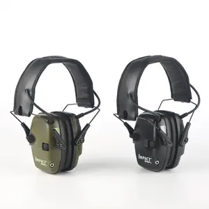 Electronic headphone head mounted noise cancelling earmuffs, equipped with sound wave pickup, noise cancelling amplification, environmental noise cancelling, and hearing protection, with NRR26DB noise cancelling value