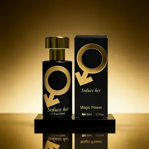 Men's Scented Pheromone Perfume - Long-Lasting Woody Aromatic Signature Scent, Connection-Deepening Formula, Confidence Boost, Perfect Bold Gift for Christmas or Valentine's Day