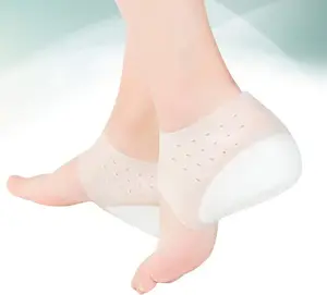 Inside Height Insoles Silicone Heel Pads Cover Silicone Shoes Pads Invisible Height Insoles Plantar Fasciitis Height Increase Heels Sleeve Arch Support (2.5cm)