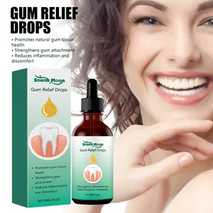 Gum Repair Drops Relieve Receding GingivalSwelling Gum Cleaning Care Oral PeriodontalHygiene Remove Stain Remove Yellow Tartar Cleanser，Oral drops