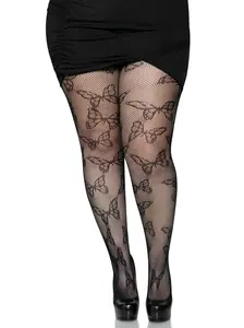 Plus Butterfly Fishnet Tights Plus Butterfly Fishnet Tights