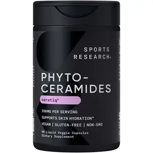 Skin Restoring Phytoceramides 350mg - Plant Derived Ceramides for Healthy Skin and Hydration - Non GMO &  Soy Free with No Fillers (30 Softgels)