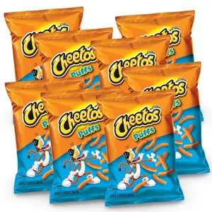CHEETOS Puffs Cheese Flavored Snacks, 1.375 oz | 8 Ct