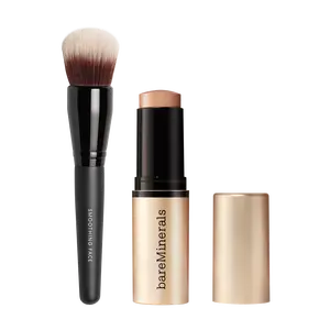 bareMinerals Complexion Rescue Luminous Skin Tint Stick and Smoothing Face Brush Bundle - Exclusive TikTokShop Kit, Lightweight  Foundation