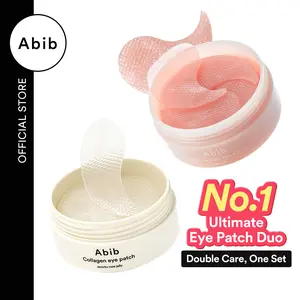 [Abib Official] PDRN Retinal & Collagen Eye Patch Duo | Korean Skincare, Firming, Hydrating, Brightening, Under Eye Care, Eye Mask (60 patches)