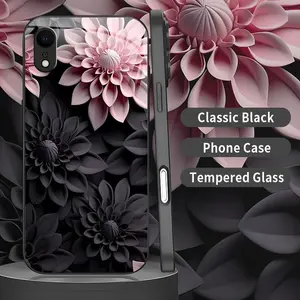 Dark Floral Aesthetic Phone Case - For iPhone XR - Elegant Shockproof Protection--975