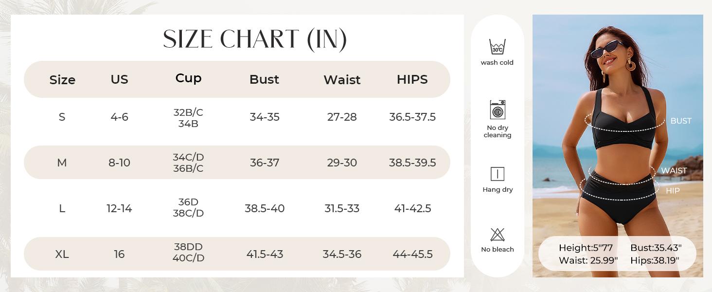 Women's Bikini Suit High Cut 2 Piece Swimsuit Gathered Modest Swimsuit Knotted Font Cross Cross#DealsForYouDays#SummerWins SummerFinds