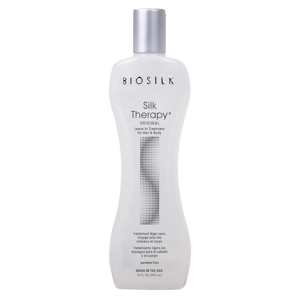 Biosilk Silk Therapy Serum 355 ml Hair Care 12 Fl Oz Leave In Treatment for Damaged Hair with Proprietary Blend of Ingredients, Haircare, Leave In Conditioning, Thickening Nourishing, Treatment Hair Oil