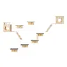 VEVOR Wall Mounted Cat Shelves,  , Cat Wall Shelves and Perches with Jumping Boards, Cat Beds, Hammocks & Cat Tree, Cat Furniture and Shelves up to 40 lbs for Sleeping, Playing, Climbing, Set of 9#SohoChic