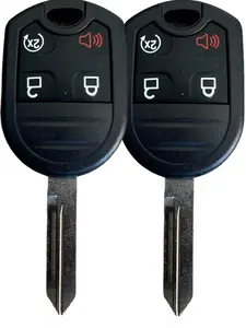 Set of Two 4 Buttons Remote Keyless Entry Replacement for Ford F150, F250, F350, F450, F550, F650, F750 Series Explorer 2011-2020 FCC ID: CWTWB1U793 (No Electronics or Circuit Board are Included.)
