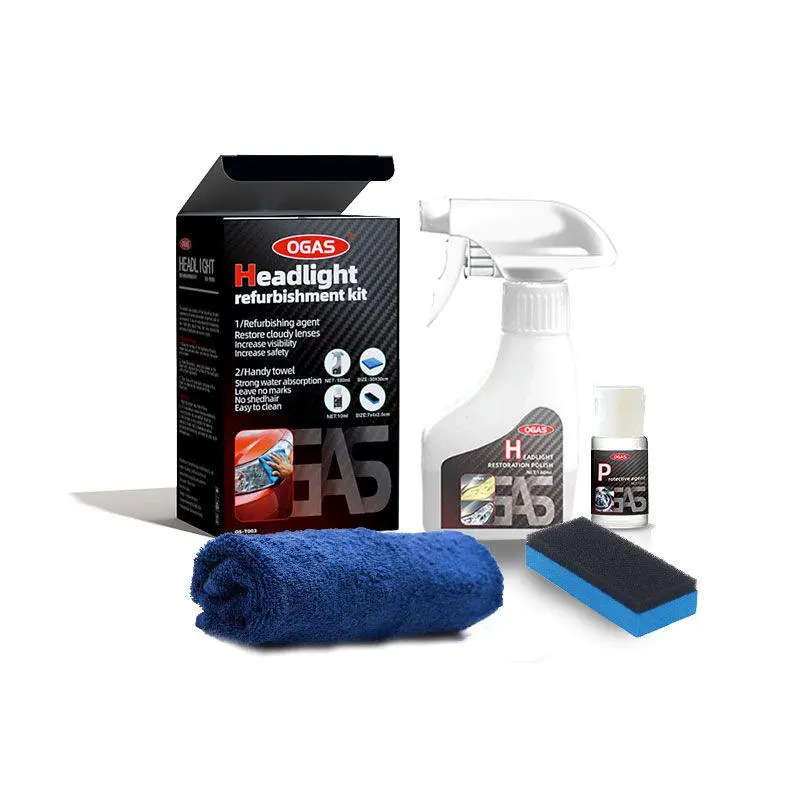 Ceramic Headlight Restoration Kit – Restore to Like-New Condition, Improves Night Visibility, No Power Tools Required