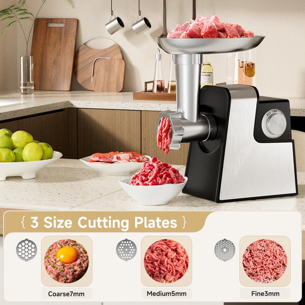 Meat grinder attachments and accessories
