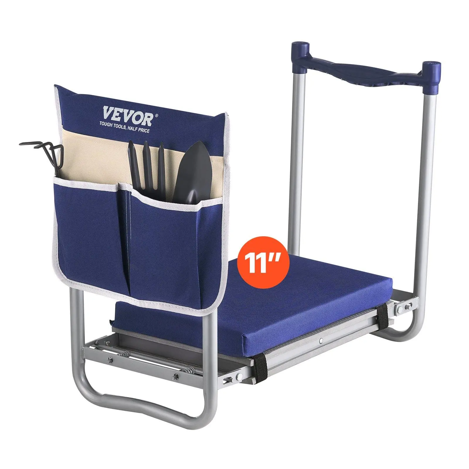 【FathersDayGift】VEVOR Garden Kneeler 11" EVA Pad 2 in 1 Folding Garden Kneeling Stool Heavy Duty