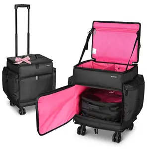 Byootique Rolling Nail Polish Organizer Case holds 96 Bottles (15ml)