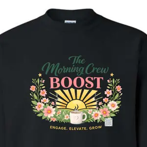 Morning Crew Boost Shirt – Unisex TikTok Live Host Engagement Boost Tee | Hoodie & Sweatshirt Options | Sand, Ash Grey & Black