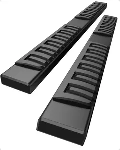 GARVEE Running Boards 6.3 Inches Compatible with 2007-2018 Chevy Silverado/GMC Sierra 1500 2500HD 3500HD, 2019 2500HD 3500HD Crew Cab(4 Full Size Doors) Aluminum Side Steps Nerf Bars