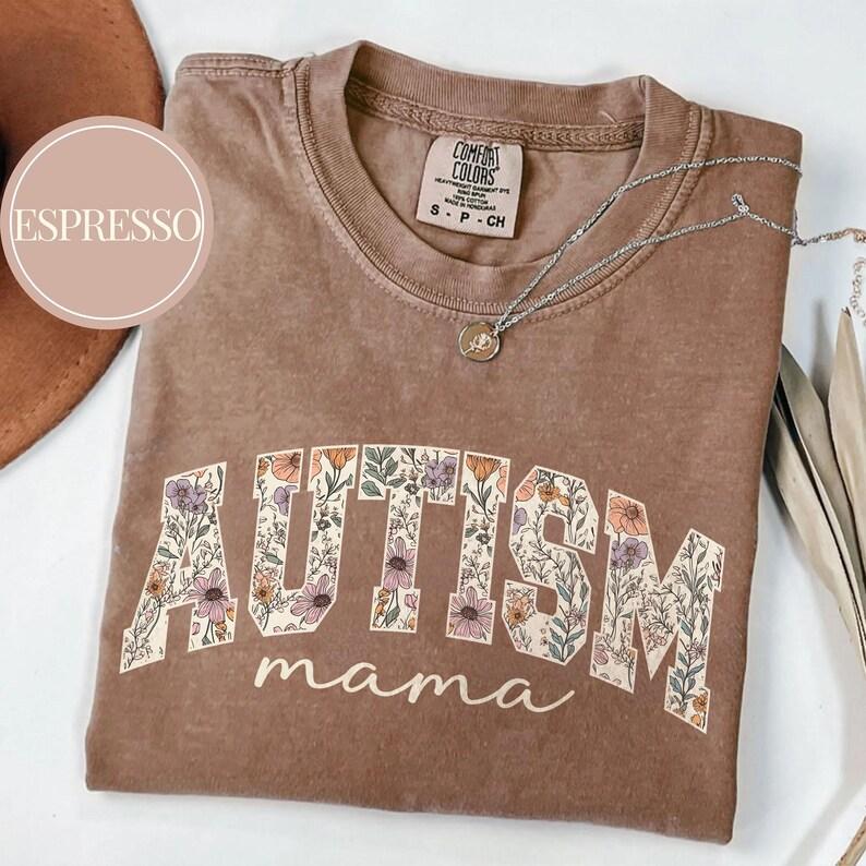 Comfort Colors Autism Mama T-Shirt, Autism Mom Shirt, Autism Shirts, Mothers Day Gift, Autism Awareness Shirt, Neurodiversity Tee, Mama Shirt