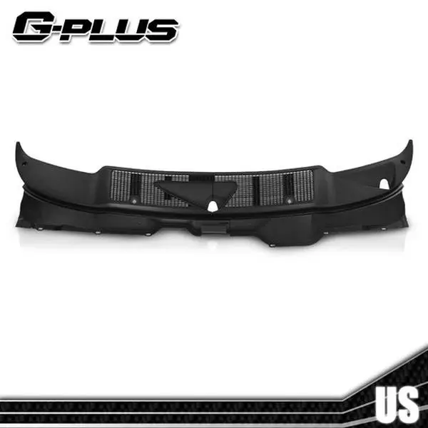 MOTOR GPLUS Ventilated Wiper Cover Windshield Wiper Vent Cowl Grille Panel - High Quality, Vehicle Specific Fit, Easy-to-Install Car Exterior Accessory for 2002-08 Dodge Ram 1500,2500,3500