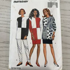Butterick 6283 Sewing Pattern - Fast & Easy Women's Dress & Top Sewing Kit